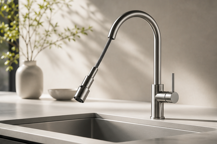AELEIN pull-down kitchen faucet guide image