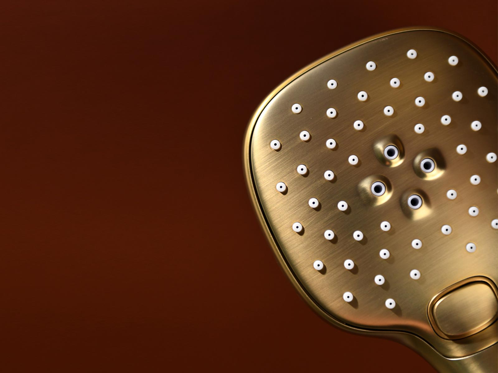 Brushed Gold Rain Shower System for Modern Bathrooms
