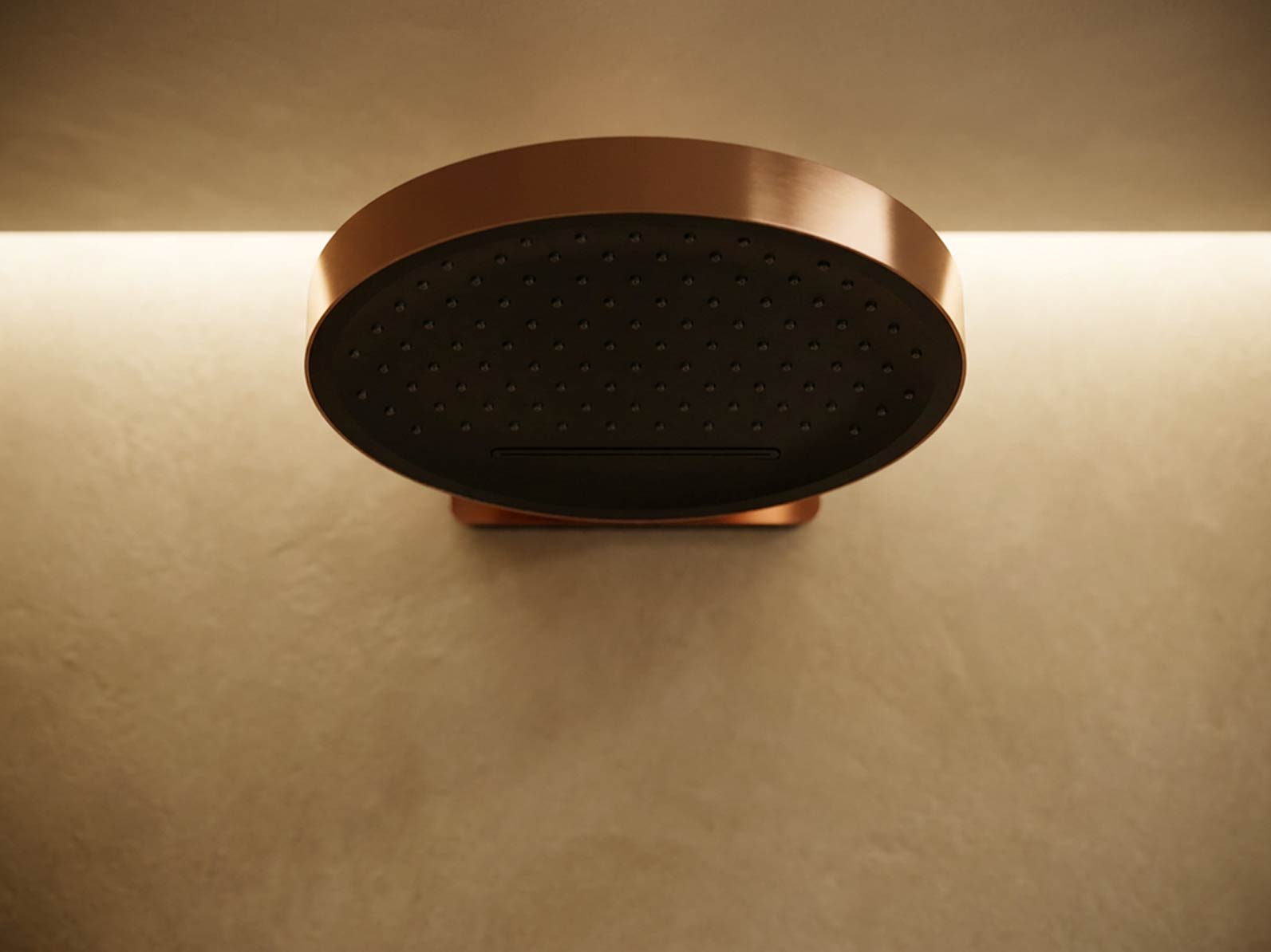 Rose Gold Concealed Rain Shower System for Modern Bathrooms
