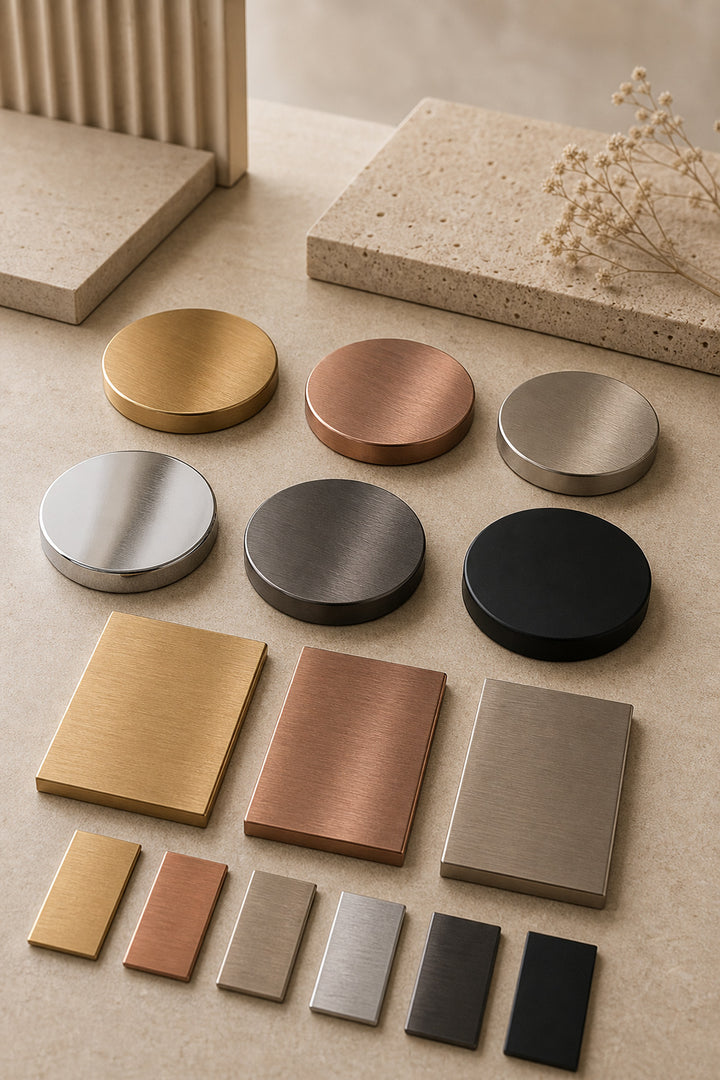 AELEIN custom faucet finish samples