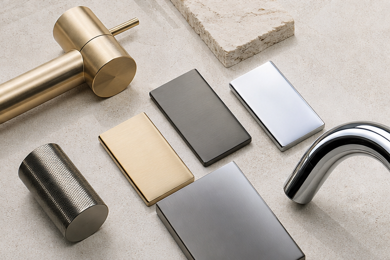 AELEIN custom faucet finish samples