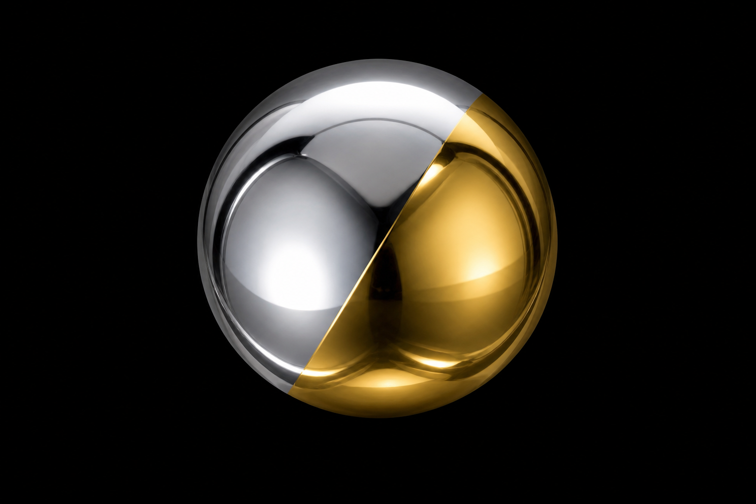 Chrome / Gold polished